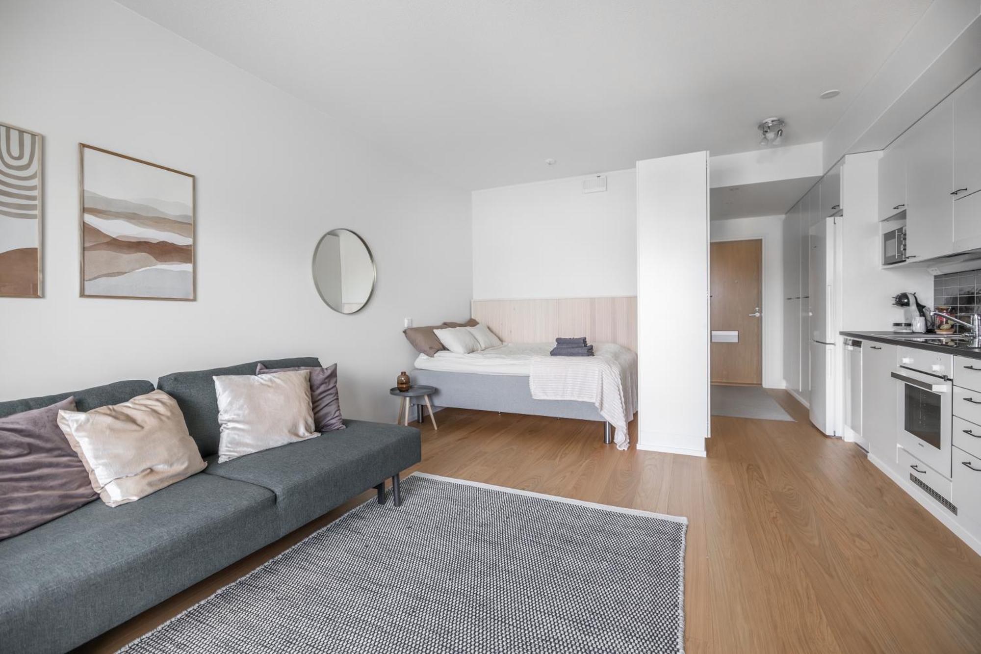New, Modern Studio W/ Big Balcony Rovaniemi Exterior photo